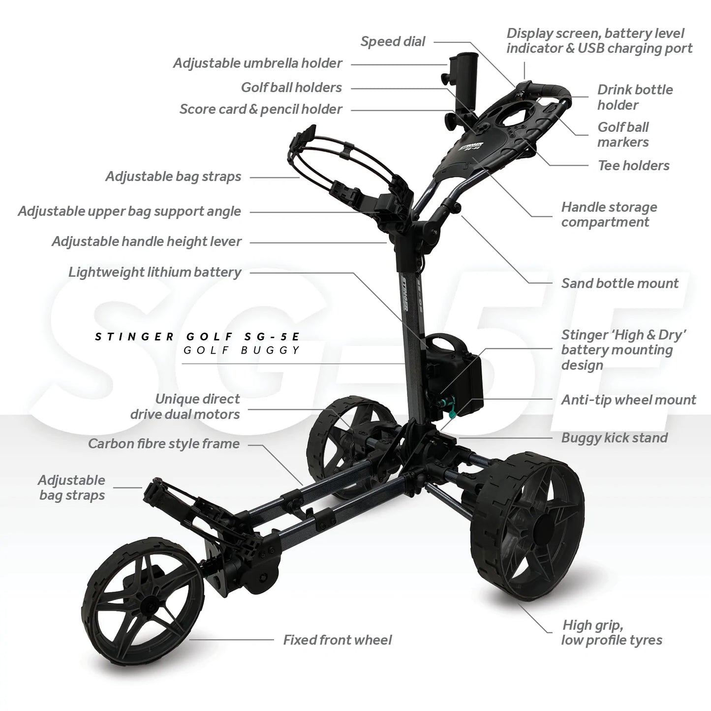 Stinger SG 5E Lithium Buggy Floor Stock  SAVE $600 off RRP