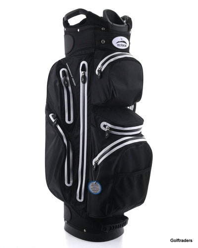 On Tour Stay Dry Lite Golf Bag Black White