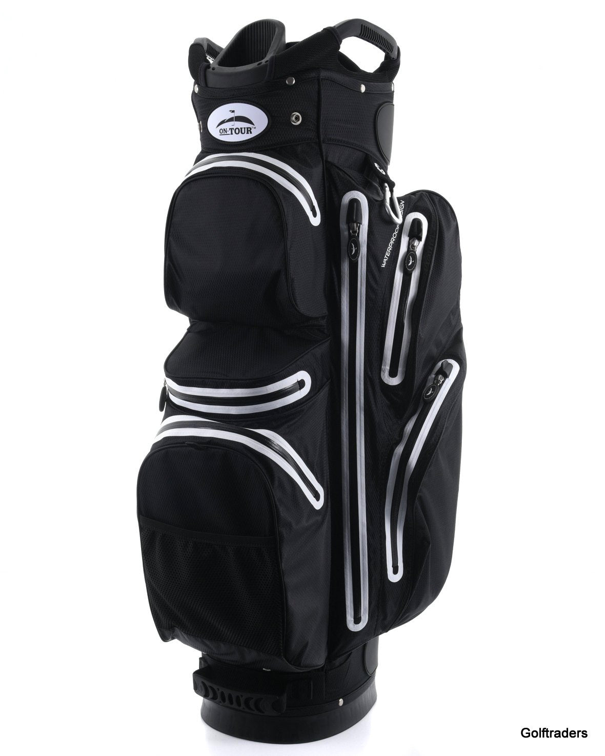 On Tour Stay Dry Lite Golf Bag Black White