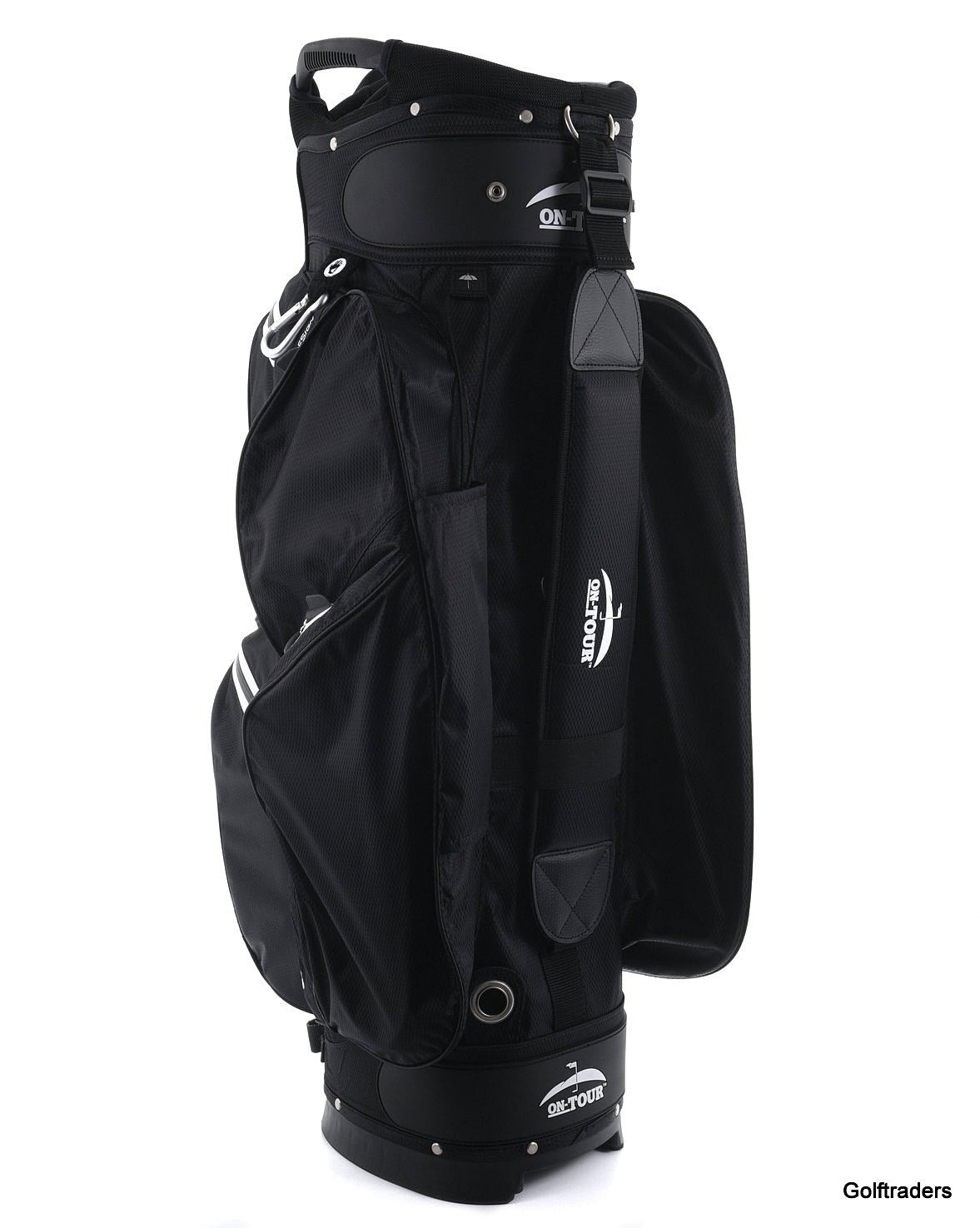 On Tour Stay Dry Lite Golf Bag Black White