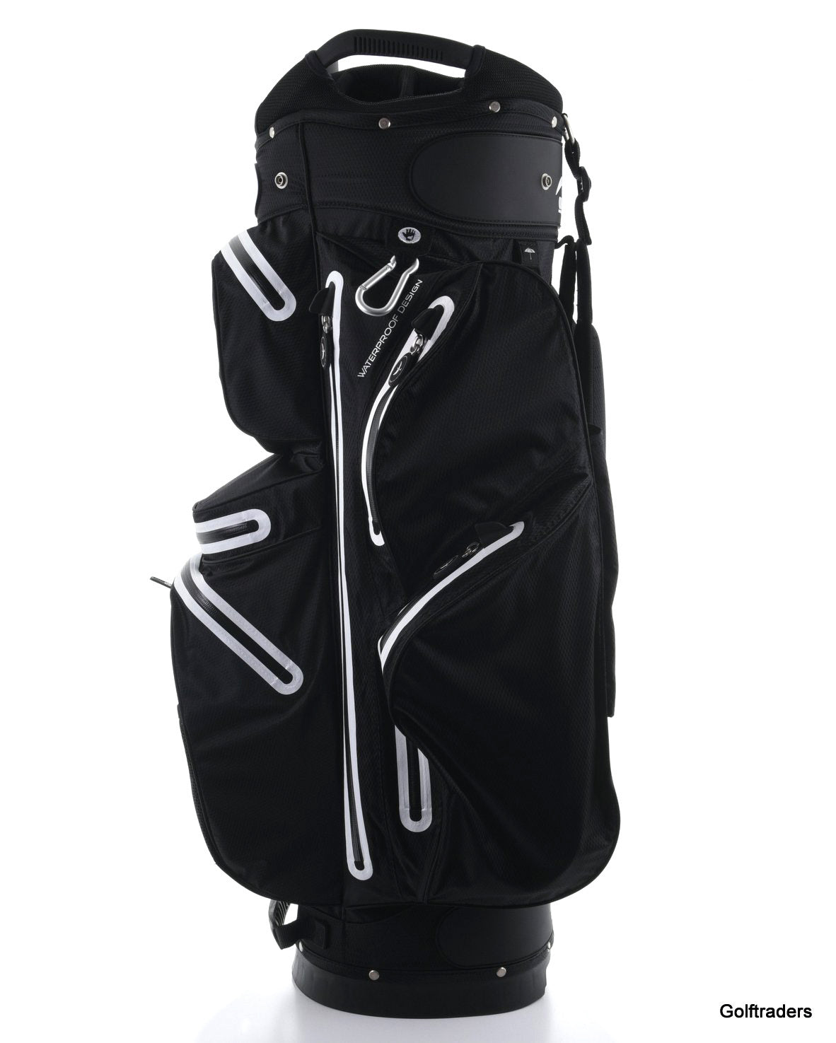 On Tour Stay Dry Lite Golf Bag Black White