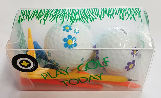 Vision Goker DAISY Golf 2 Ball Tees Gift Pack