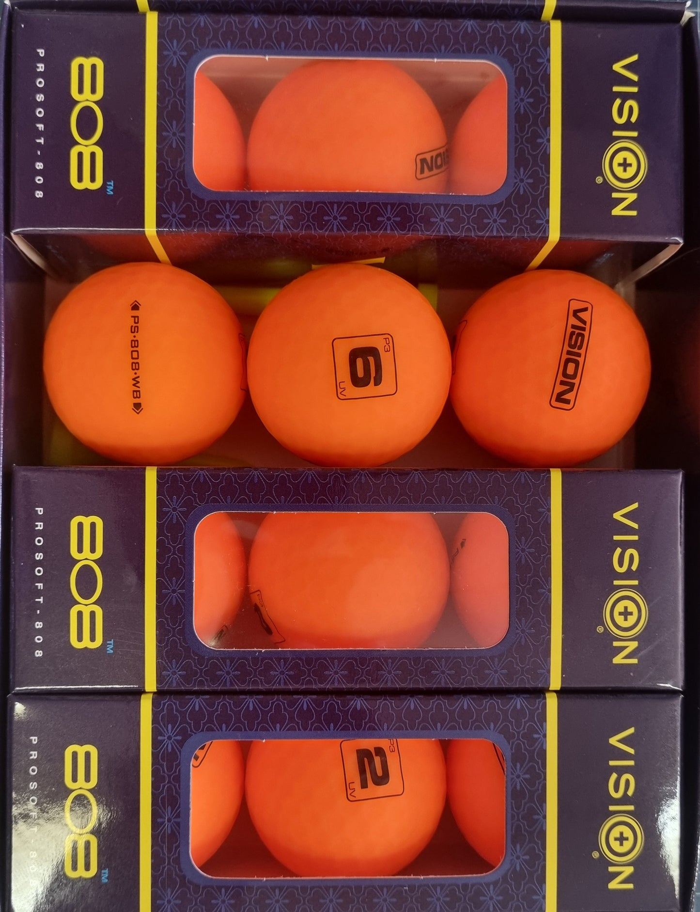 Vision Prosoft 808 Matt Orange 12 Pack